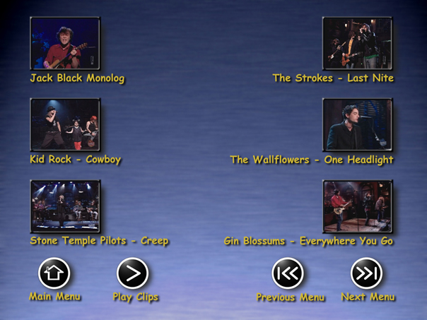 Music Volume 8 Menu 1